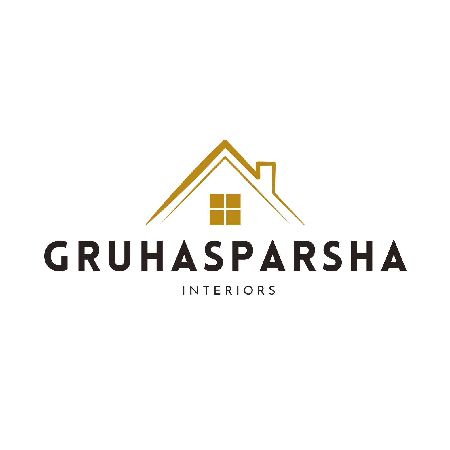 GruhaSparsha Interiors Logo